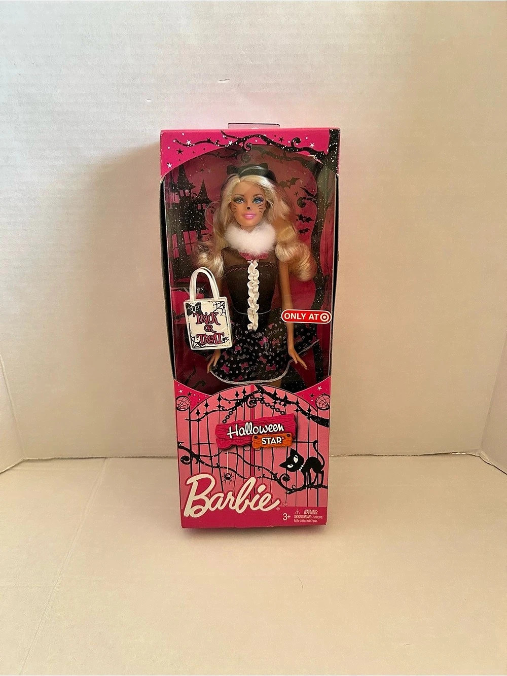 Barbie Halloween Star Barbie Halloween Doll NWT in Pink & Black
